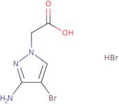 2-(3-Amino-4-bromo-1H-pyrazol-1-yl)acetic acid hydrobromide