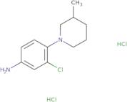 3-Chloro-4-(3-methylpiperidin-1-yl)aniline dihydrochloride