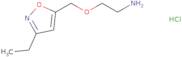 2-[(3-Ethyl-1,2-oxazol-5-yl)methoxy]ethan-1-amine hydrochloride