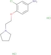 3-Chloro-4-[2-(pyrrolidin-1-yl)ethoxy]aniline dihydrochloride