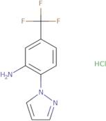 2-Pyrazol-1-yl-5-(trifluoromethyl)aniline hydrochloride