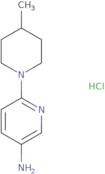 6-(4-Methylpiperidin-1-yl)pyridin-3-amine hydrochloride