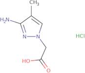 2-(3-Amino-4-methyl-1H-pyrazol-1-yl)acetic acid hydrochloride