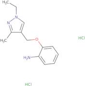 2-[(1-Ethyl-3-methyl-1H-pyrazol-4-yl)methoxy]aniline dihydrochloride