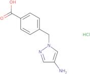 4-[(4-Amino-1H-pyrazol-1-yl)methyl]benzoic acid hydrochloride