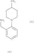 [2-(4-Methylpiperidin-1-yl)phenyl]methanamine dihydrochloride