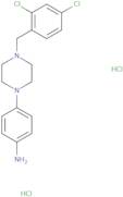 4-{4-[(2,4-Dichlorophenyl)methyl]piperazin-1-yl}aniline dihydrochloride