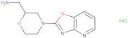 (4-{[1,3]Oxazolo[4,5-b]pyridin-2-yl}morpholin-2-yl)methanamine hydrochloride