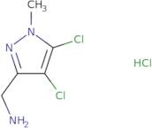 (4,5-Dichloro-1-methyl-1H-pyrazol-3-yl)methanamine hydrochloride