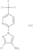 3-Chloro-1-[5-(trifluoromethyl)pyridin-2-yl]-1H-pyrazol-4-amine hydrochloride