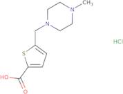 5-[(4-Methylpiperazin-1-yl)methyl]thiophene-2-carboxylic acid hydrochloride