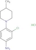 3-Chloro-4-(4-methylpiperidin-1-yl)aniline hydrochloride