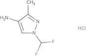 1-(Difluoromethyl)-3-methyl-1H-pyrazol-4-amine hydrochloride