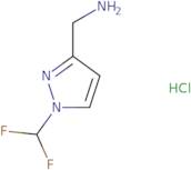 1-[1-(Difluoromethyl)-1H-pyrazol-3-yl]methanamine hydrochloride