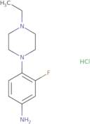 4-(4-Ethylpiperazin-1-yl)-3-fluoroaniline hydrochloride