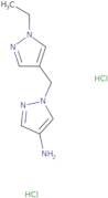 1-[(1-Ethyl-1H-pyrazol-4-yl)methyl]-1H-pyrazol-4-amine dihydrochloride