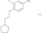 3-Fluoro-4-[2-(pyrrolidin-1-yl)ethoxy]aniline hydrochloride