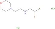 (2,2-Difluoroethyl)[2-(morpholin-4-yl)ethyl]amine dihydrochloride