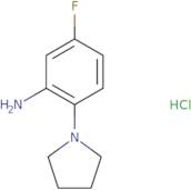 5-Fluoro-2-(pyrrolidin-1-yl)aniline hydrochloride