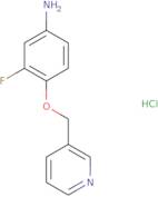 3-Fluoro-4-[(pyridin-3-yl)methoxy]aniline hydrochloride