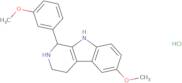 6-Methoxy-1-(3-methoxyphenyl)-1H,2H,3H,4H,9H-pyrido[3,4-b]indole hydrochloride