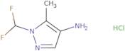1-(Difluoromethyl)-5-methyl-1H-pyrazol-4-amine hydrochloride