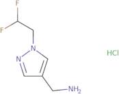 1-[1-(2,2-Difluoroethyl)-1H-pyrazol-4-yl]methanamine hydrochloride