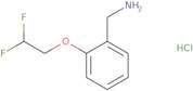 [2-(2,2-Difluoroethoxy)phenyl]methanamine hydrochloride