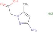 2-(3-Amino-5-methyl-1H-pyrazol-1-yl)acetic acid hydrochloride