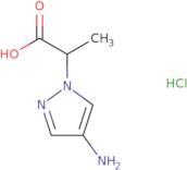 2-(4-Amino-1H-pyrazol-1-yl)propanoic acid hydrochloride