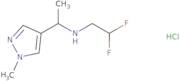 (2,2-Difluoroethyl)[1-(1-methyl-1H-pyrazol-4-yl)ethyl]amine hydrochloride