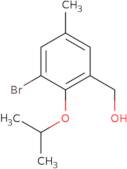 (3-Bromo-2-isopropoxy-5-methylphenyl)methanol