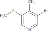 3-Bromo-4-methyl-5-(methylthio)pyridine