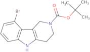 9-Bromo-1,3,4,5-tetrahydro-pyrido[4,3-b]indole-2-carboxylic acid tert-butyl ester