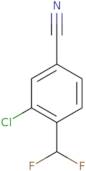 3-Chloro-4-(difluoromethyl)benzonitrile