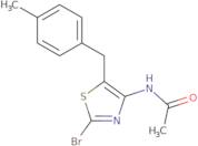 N-(2-Bromo-5-(4-methylbenzyl)thiazol-4-yl)acetamide