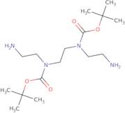 (2-Amino-ethyl)-{2-[(2-amino-ethyl)-tert-butoxycarbonyl-amino]-ethyl}-carbamic acid tert-butyl e...