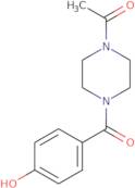 4-[(4-Acetylpiperazin-1-yl)carbonyl]phenol