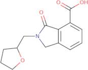 3-Oxo-2-(tetrahydro-furan-2-ylmethyl)-2,3-dihydro-1H-isoindole-4-carboxylic acid