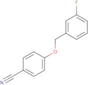 4-[(3-Fluorophenyl)methoxy]benzonitrile