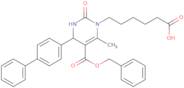 6-[4-Methyl-2-oxo-5-phenylmethoxycarbonyl-6-(4-phenylphenyl)-1,6-dihydropyrimidin-3-yl]hexanoic ac…