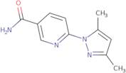 6-(3,5-Dimethylpyrazol-1-yl)pyridine-3-carboxamide