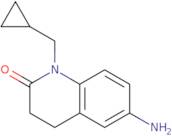 6-Amino-1-(cyclopropylmethyl)-1,2,3,4-tetrahydroquinolin-2-one