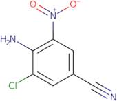 4-Amino-3-chloro-5-nitrobenzonitrile