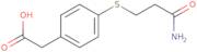 2-{4-[(2-Carbamoylethyl)sulfanyl]phenyl}acetic acid