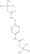 5-(boc-amino)-2-(boc-aminomethyl)pyridine