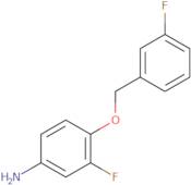 3-Fluoro-4-[(3-fluorophenyl)methoxy]aniline