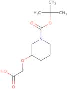 2-({1-[(tert-butoxy)carbonyl]piperidin-3-yl}oxy)acetic acid