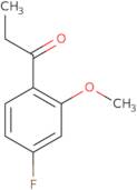 1-(4-Fluoro-2-methoxyphenyl)propan-1-one