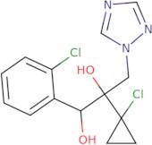 2-(1-Chlorocyclopropyl)-1-(2-chlorophenyl)-3-(1H-1,2,4-triazol-1-yl)propane-1,2-diol